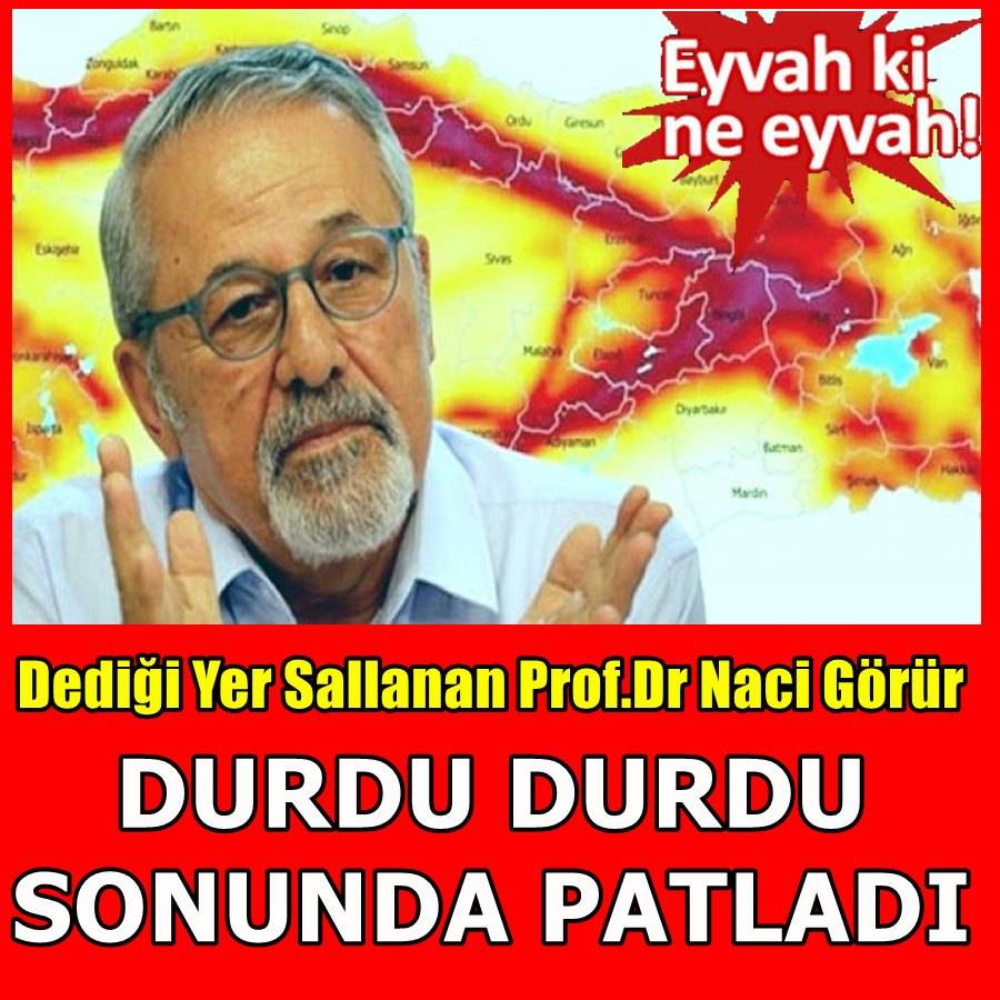 İşaret Ettiği Yeri Sallayan Prof. Dr. Naci Görür durdu durdu sonunda patladı! 1