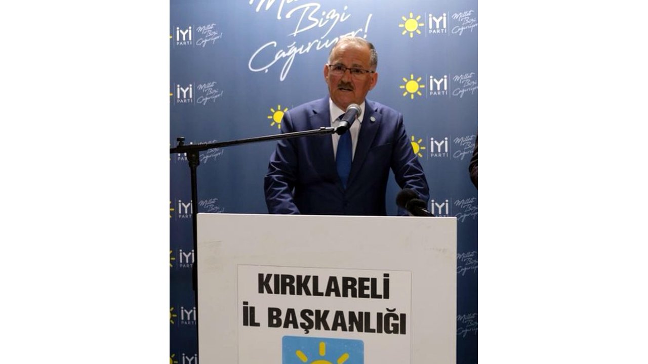 İyi Parti Kırklareli Milletvekili Adayı Kahraman İstifa Etti