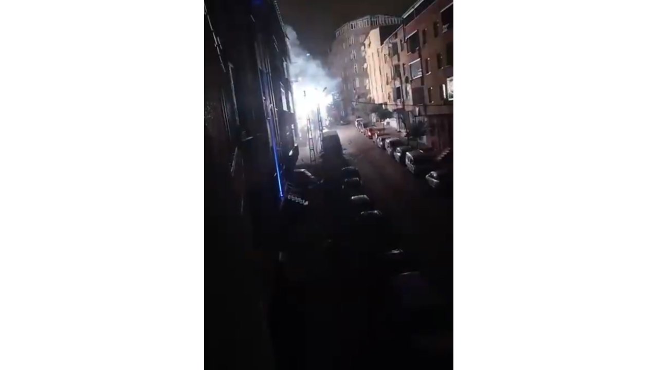 Sultangazi'de Elektrik Kablolarında Oluşan Patlama Korkuttu