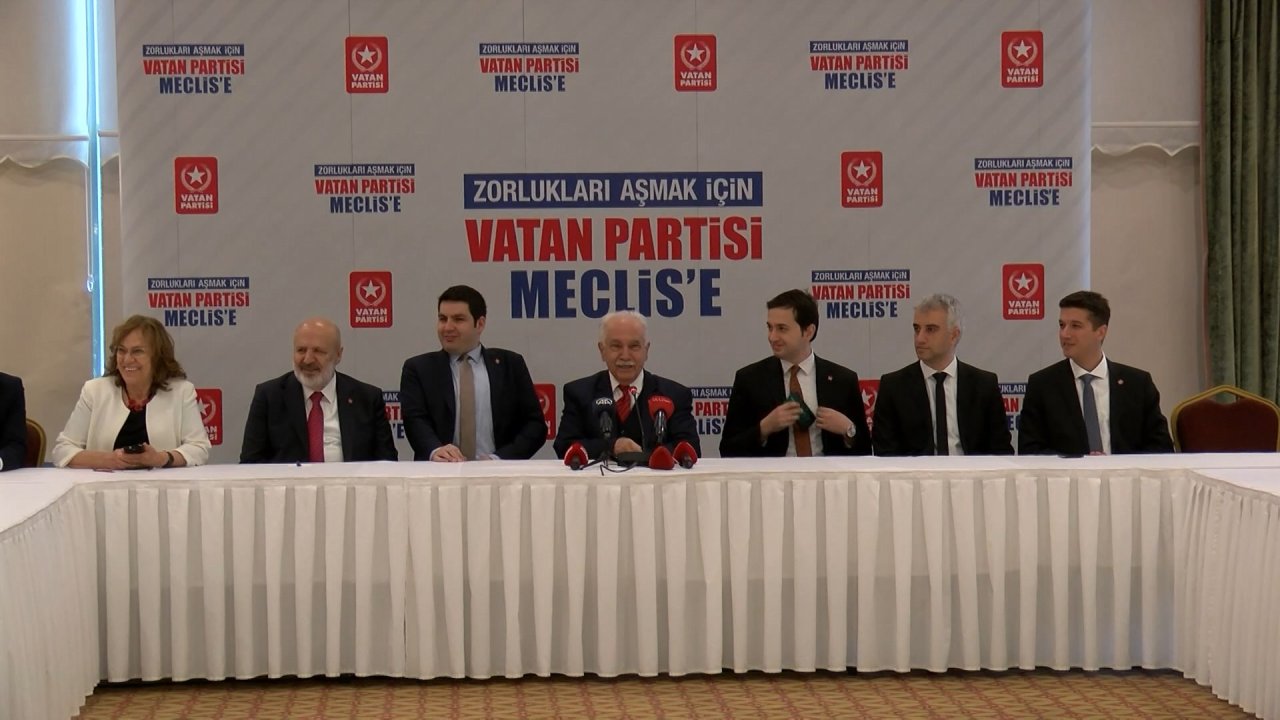 Vatan Partisi Seçim Bildirgesini Açıkladı