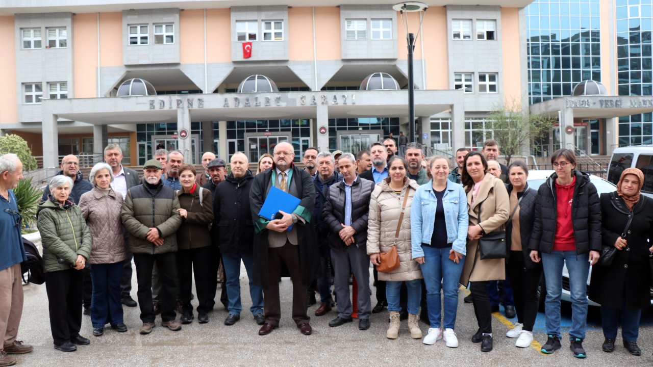 Edirne'de, Köylülerin Kalker Ocağına Karşı Açtığı Dava Karara Kaldı