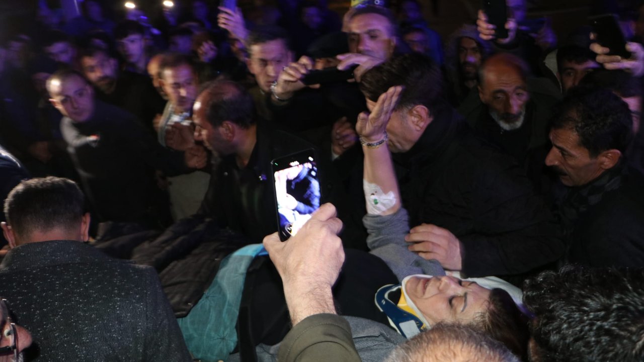 Hdp Grup Başkanvekili Beştaş, Erzurum'da Kaza Geçirdi (3)