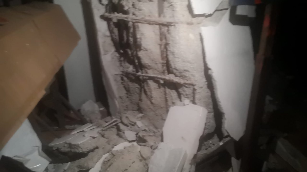 Bahçelievler'de 6 Katlı Bina Çökme Riski Nedeniyle Boşaltıldı (4)