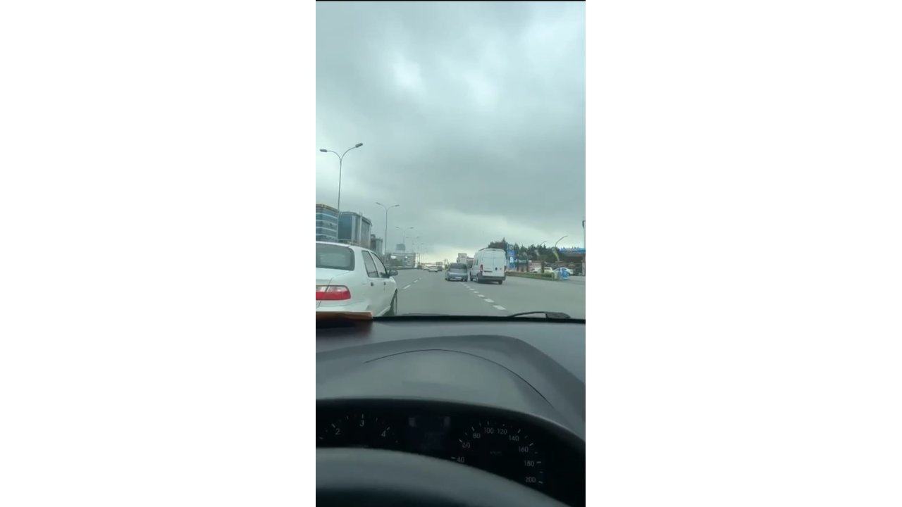 D-100'de Yol Verme İnatlaşmasına 9 Bin 872 Lira Ceza