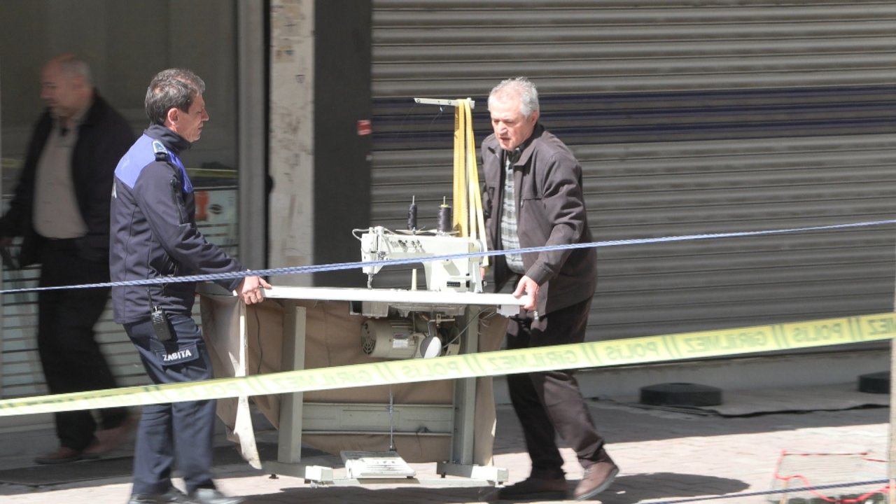 Bahçelievler'de Boşaltılan 6 Katlı Binada 10 Dakikalık Eşya İzni