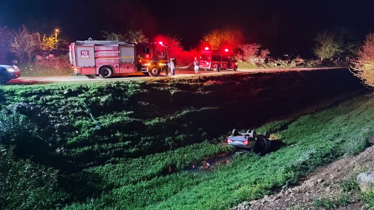 Dere Yatağına Devrilen Otomobilin Sürücüsü Öldü