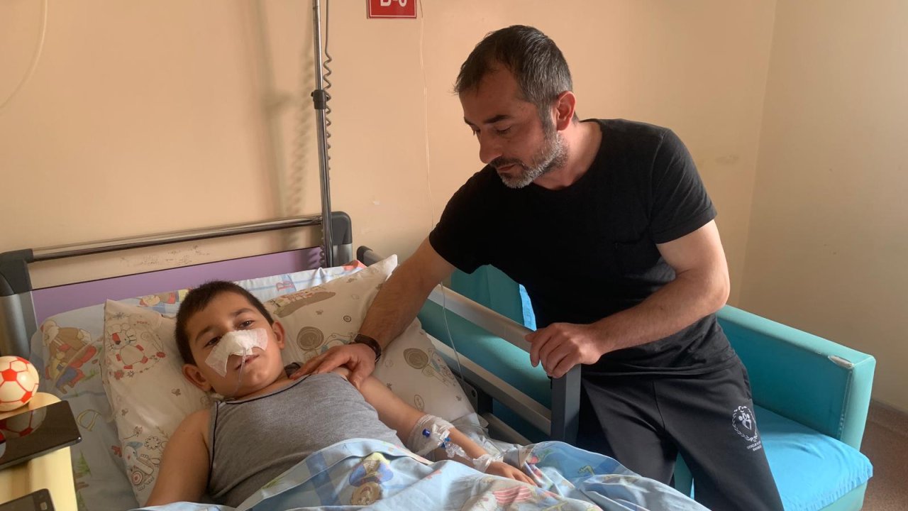 Mıknatıslı Bilye Yutan Miraç, Ameliyatla Yaşama Tutundu