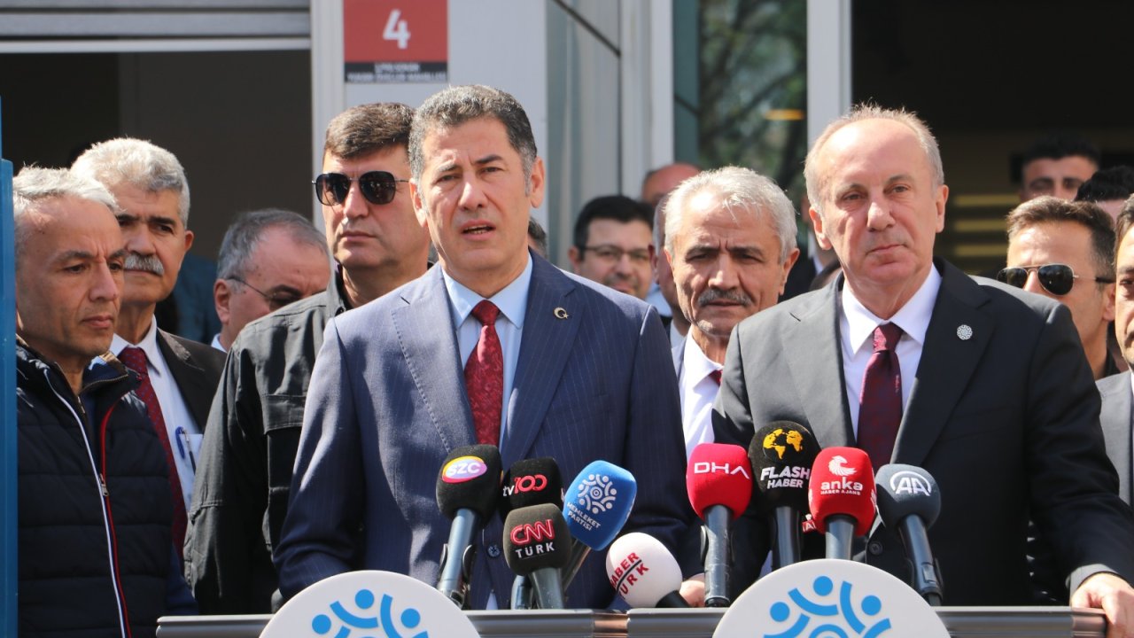 Sinan Oğan'dan Muharrem İnce'ye 'seçim Güvenliği' Ziyareti