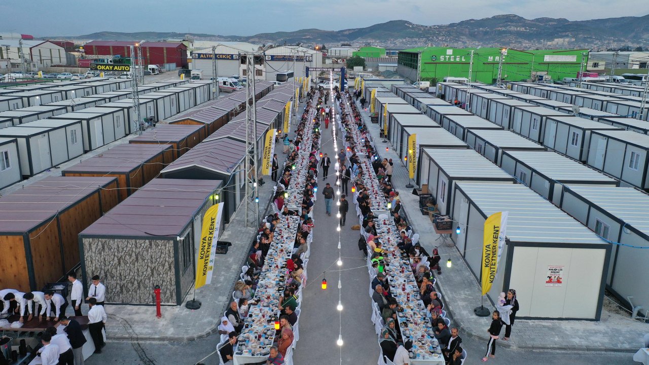 Hatay'da Konya Konteyner Kentin Birinci Etabı Açıldı