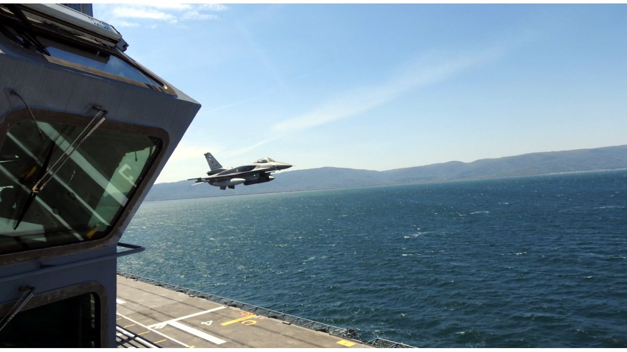 Tcg Anadolu, Marmara Denizi'nde Eğitime Katıldı