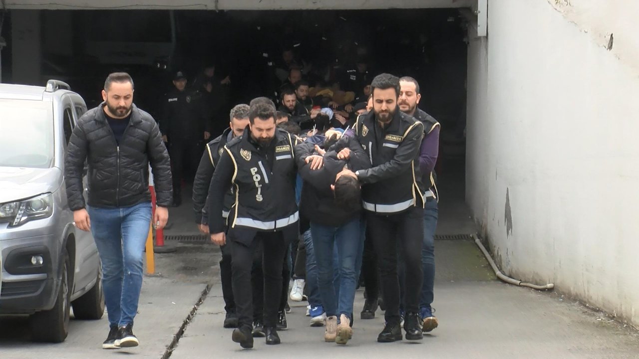 Barış Boyun Şebekesine Yönelik Operasyonda Gözaltına Alınanlar Adliyeye Sevk Edildi