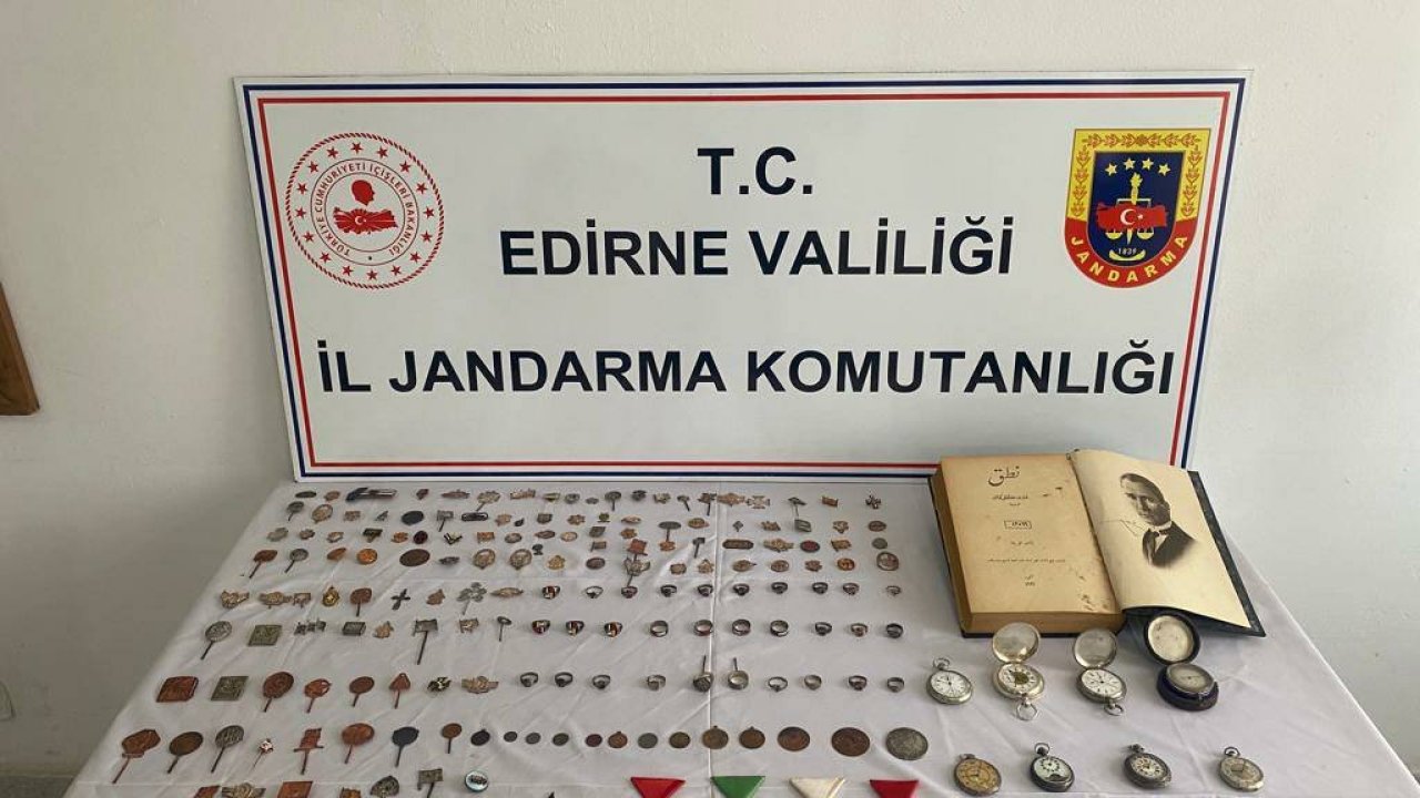 Edirne’de 189 Tarihi Eser Ele Geçirildi