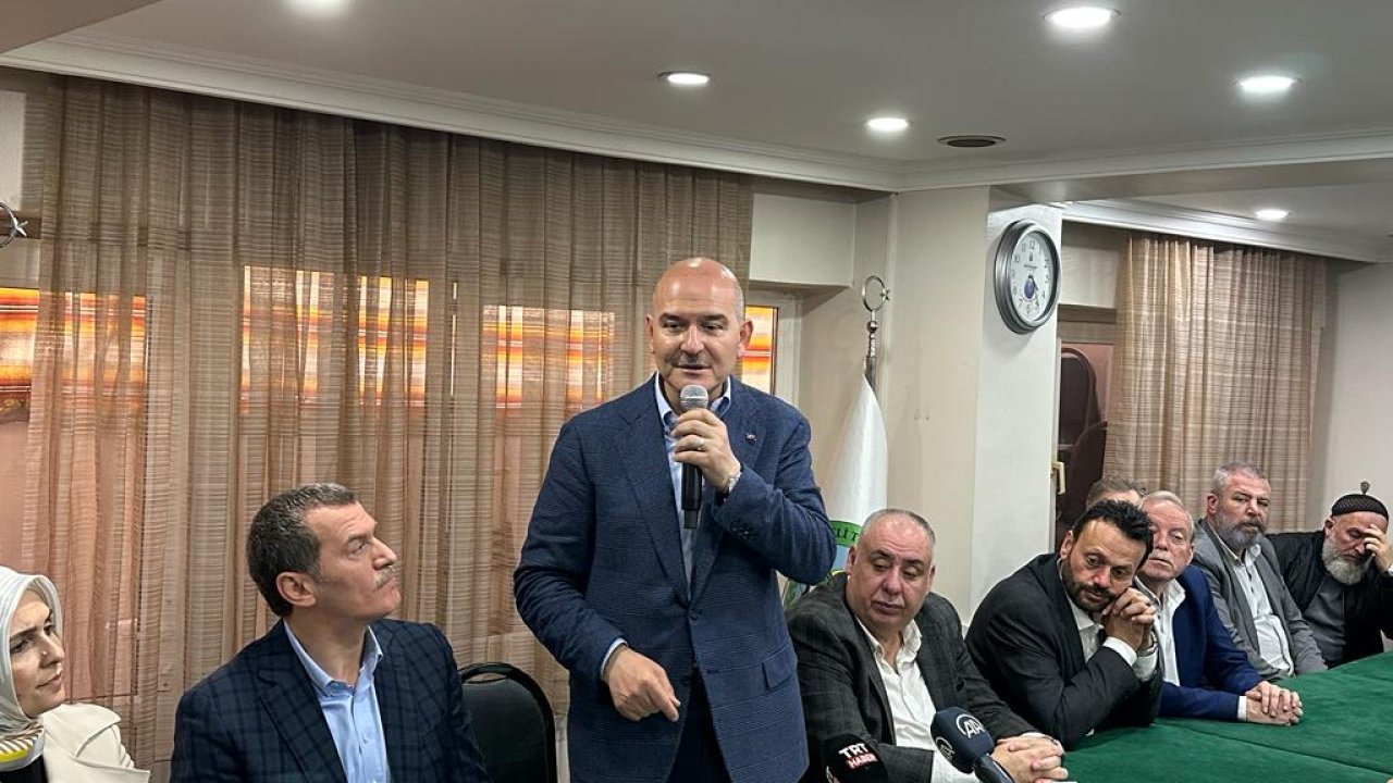 Bakan Soylu Rumeli Derneğini Ziyaret Etti