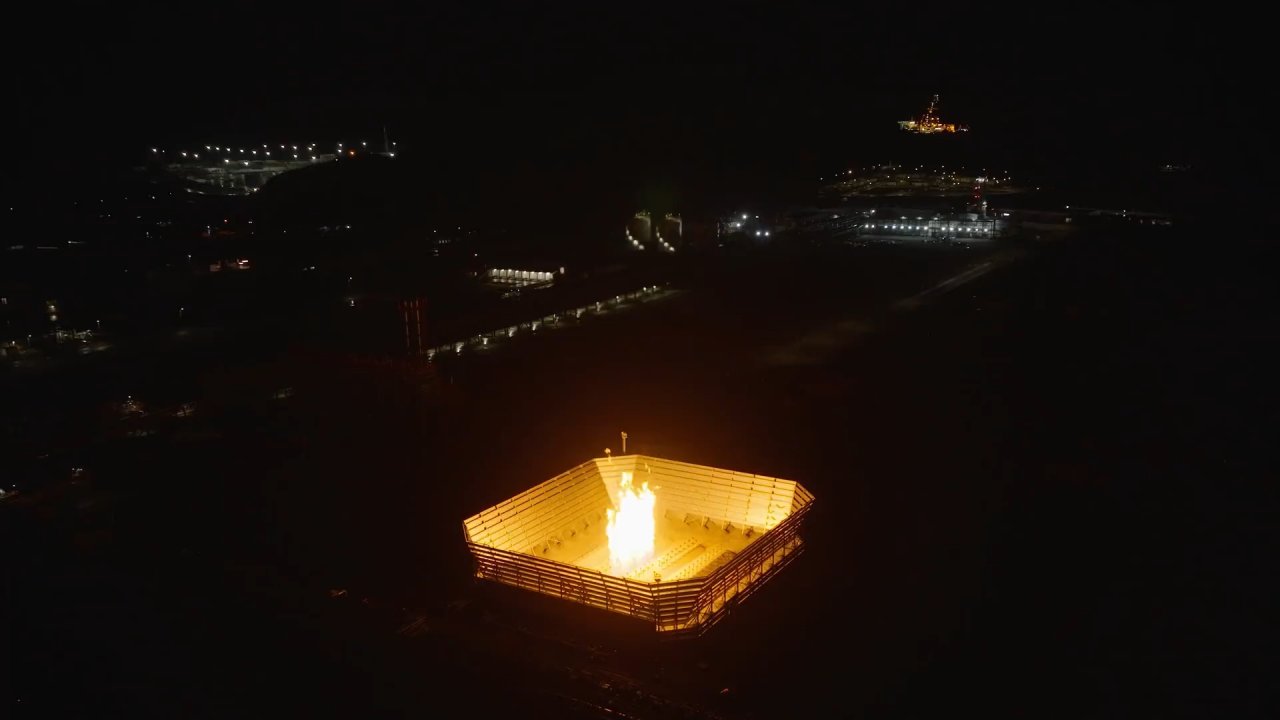 Karadeniz Gazının İlk Alevleri Geceyi Aydınlattı (2)