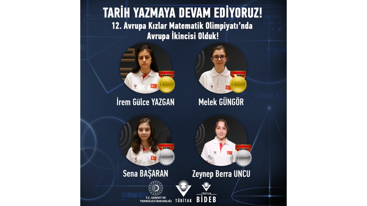 Türkiye, 'avrupa Kızlar Matematik Olimpiyatı'nda 2'nci Oldu