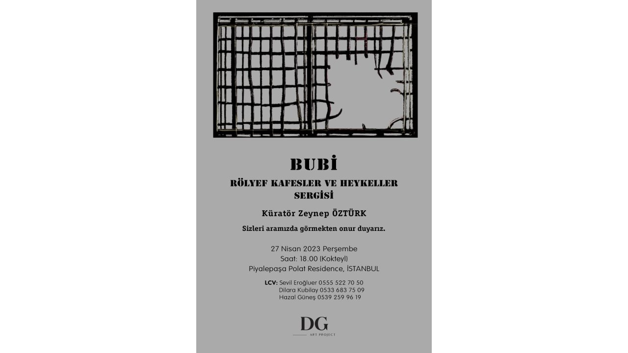 Bubi’nin ‘rölyef Kafesler Ve Heykeller Sergisi’ Açılıyor