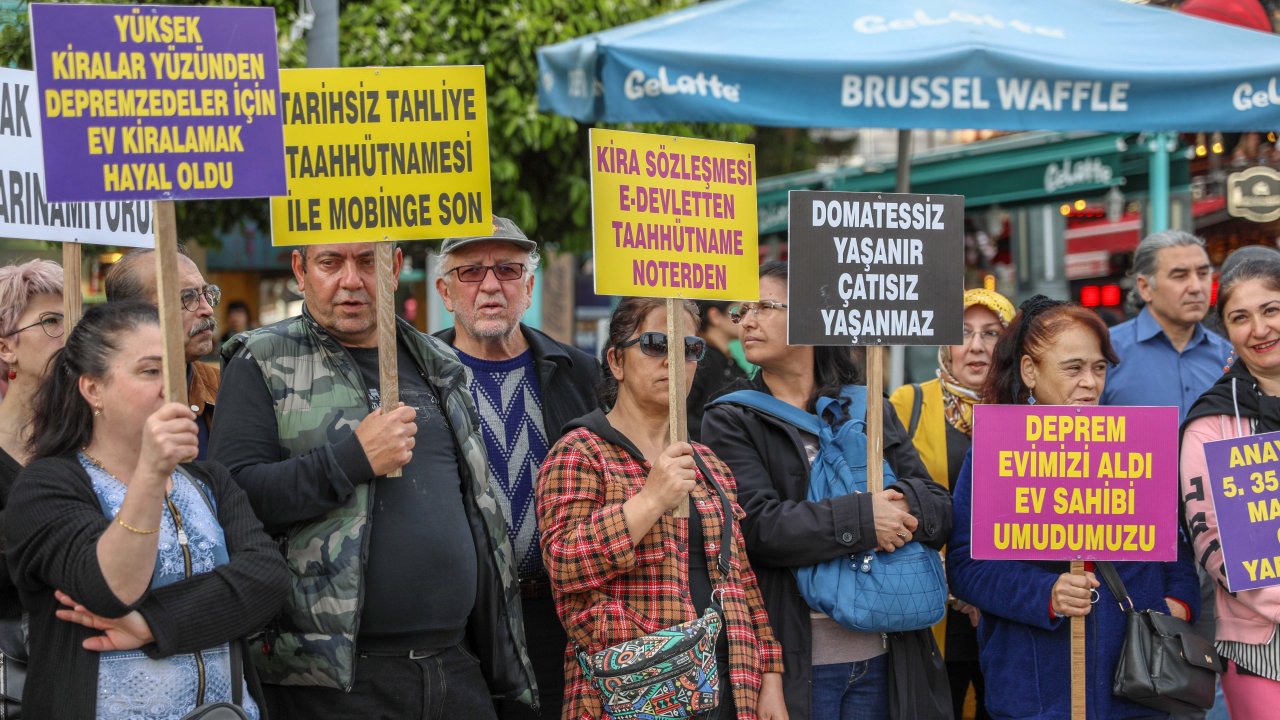 Antalya'da Mağduriyet Yaşayan Kiracılar Platform Kurdu