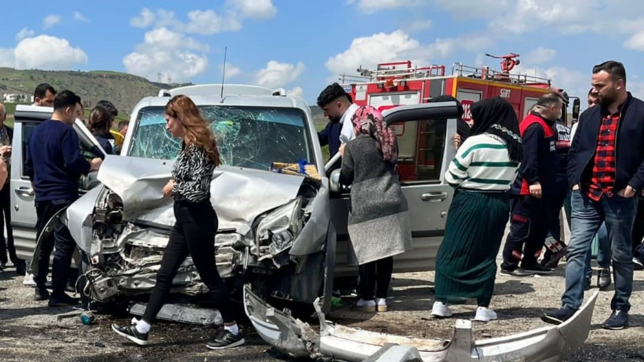 Siirt'te İki Trafik Kazası: 13 Yaralı