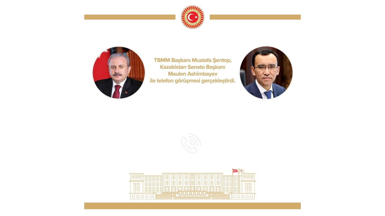 Şentop, Kazakistan Senato Başkanı Ashimbayev İle Görüştü