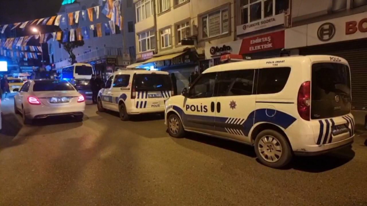 Ak Parti'nin Bahçelievler'deki Seçim Bürolarının Önünde Duyulan Silah Sesleri Polisi Harekete Geçirdi