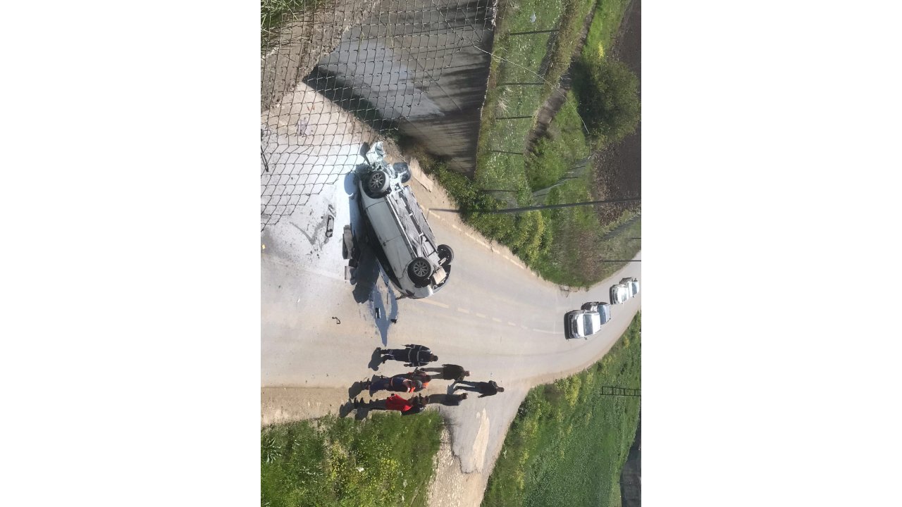 Büyükçekmece'de Otomobiliyle Kaza Yapan Sürücü Kaçtı