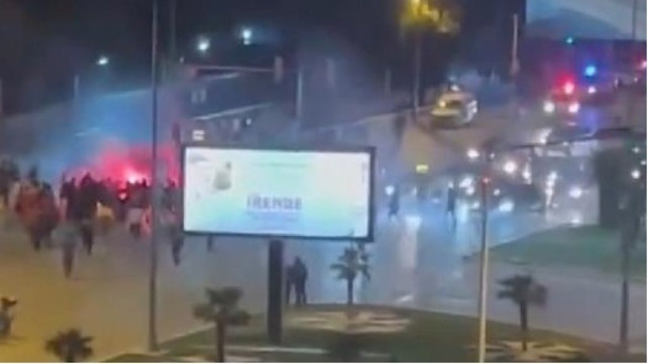 Göztepe-Altay Maçı sonrası İzmir Savaş alanına döndü..