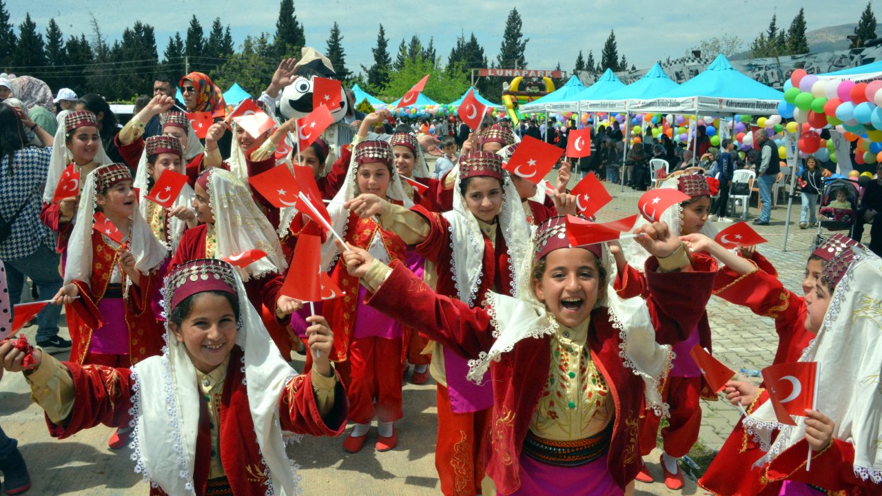 Depremin Merkez Üssü Kahramanmaraş'ta 23 Nisan Kutlandı