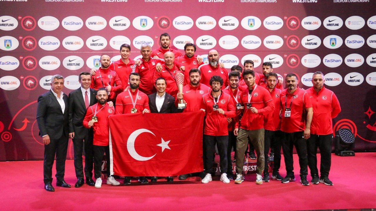 Türkiye, Büyükler Avrupa Güreş Şampiyonası'nda 17 Madalya Kazandı