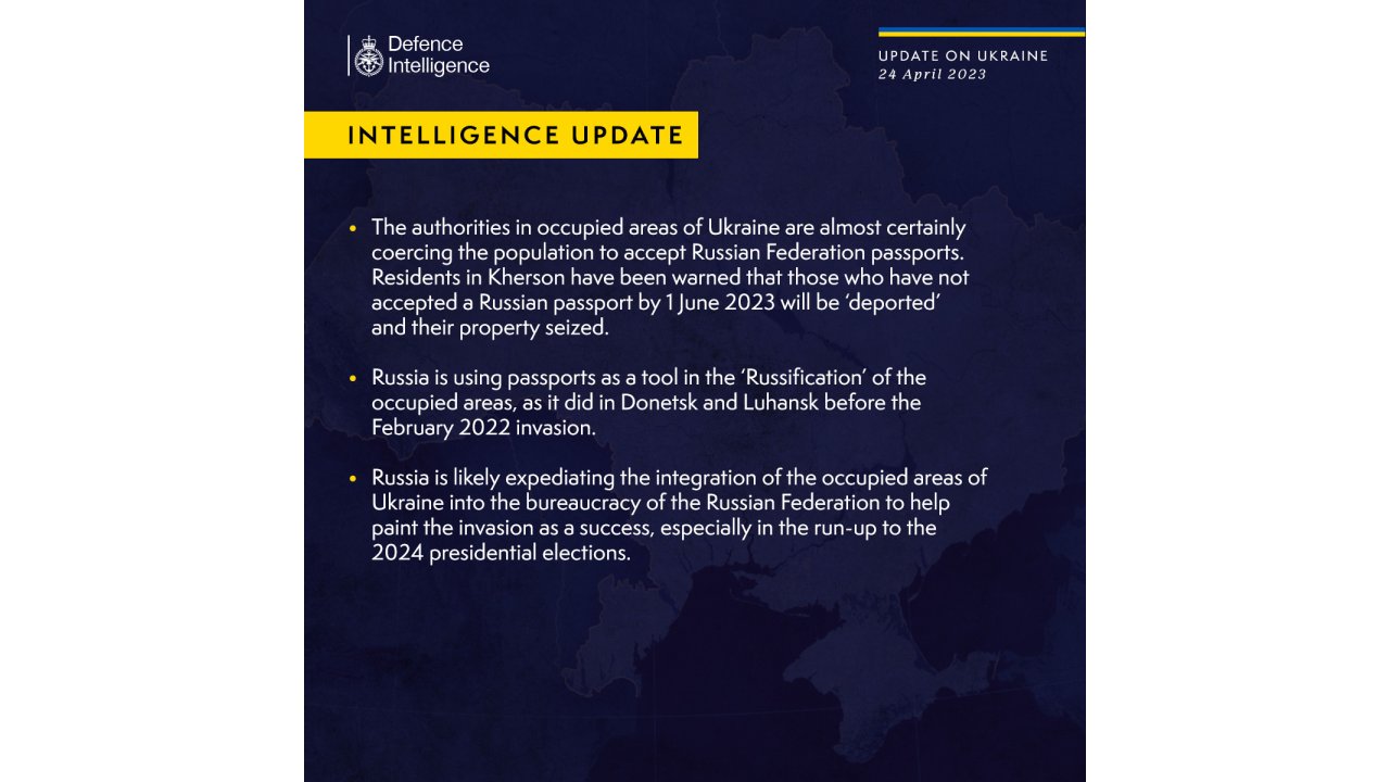 İngiltere İstihbarat Raporu: Rusya İşgal Bölgelerinde Halkı Rus Pasaportuna Zorluyor