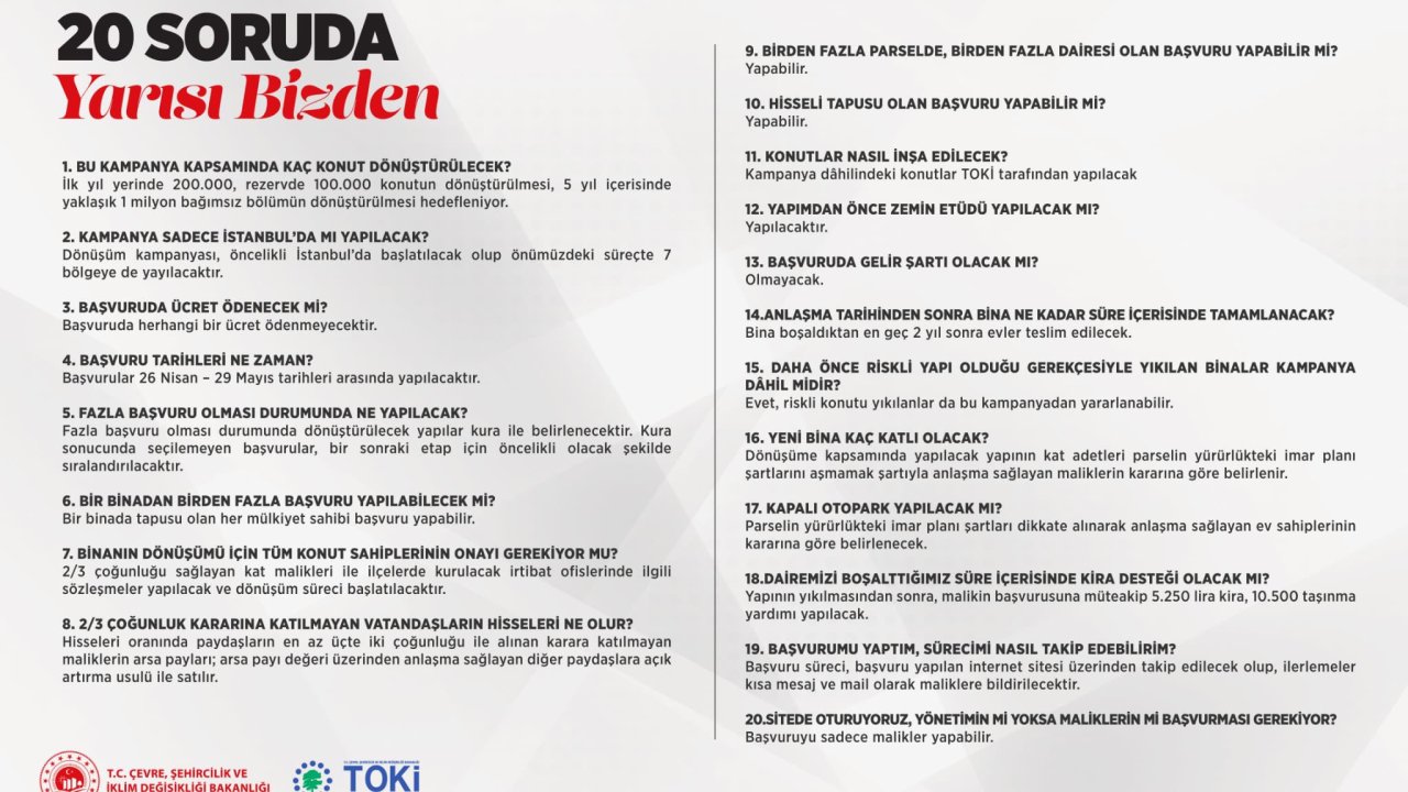 Bakan Kurum, 'yarısı Bizden' Kampanyasının Detaylarını Paylaştı