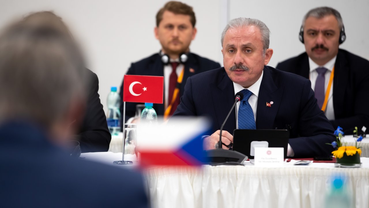 Tbmm Başkanı Şentop, Çekya Senato Başkanı Milos Vystrcıl İle Görüştü