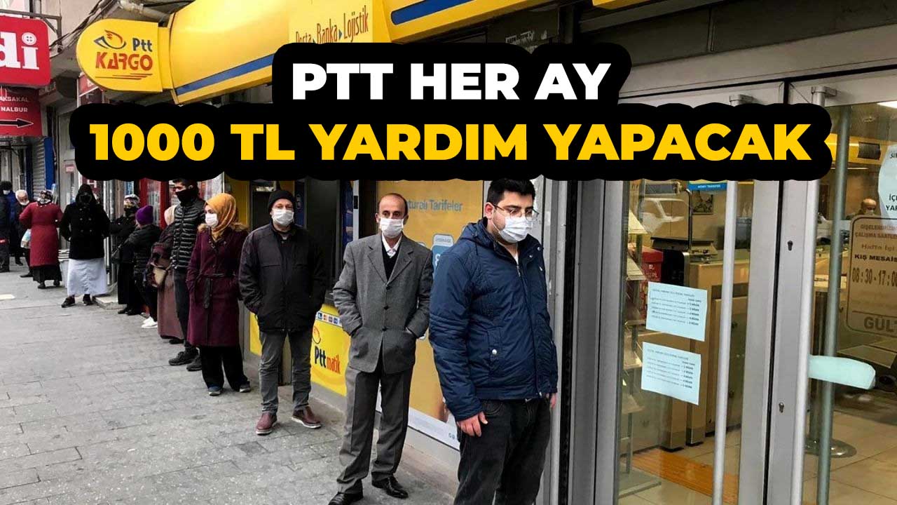Bakanlık o vatandaşlara her ay düzenli olarak 1000 TL yardımda bulunuyor