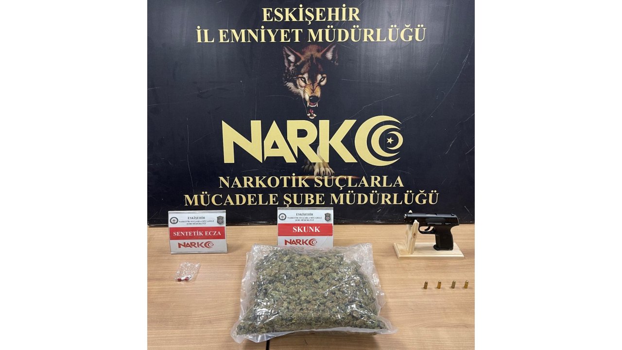 Eskişehir’de 1 Kilo Skunk Ele Geçirildi