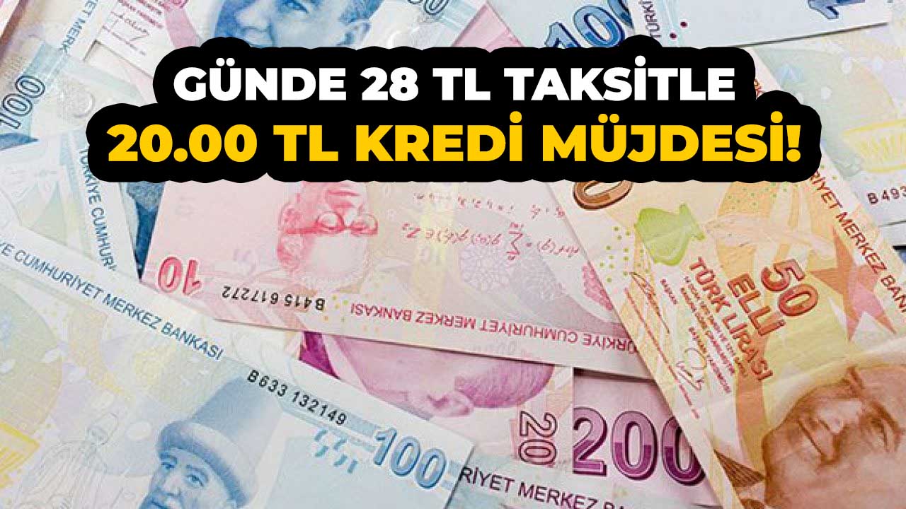 Ayda 858 TL taksitle 20.000 TL kredi imkanı sunulmaya başlandı