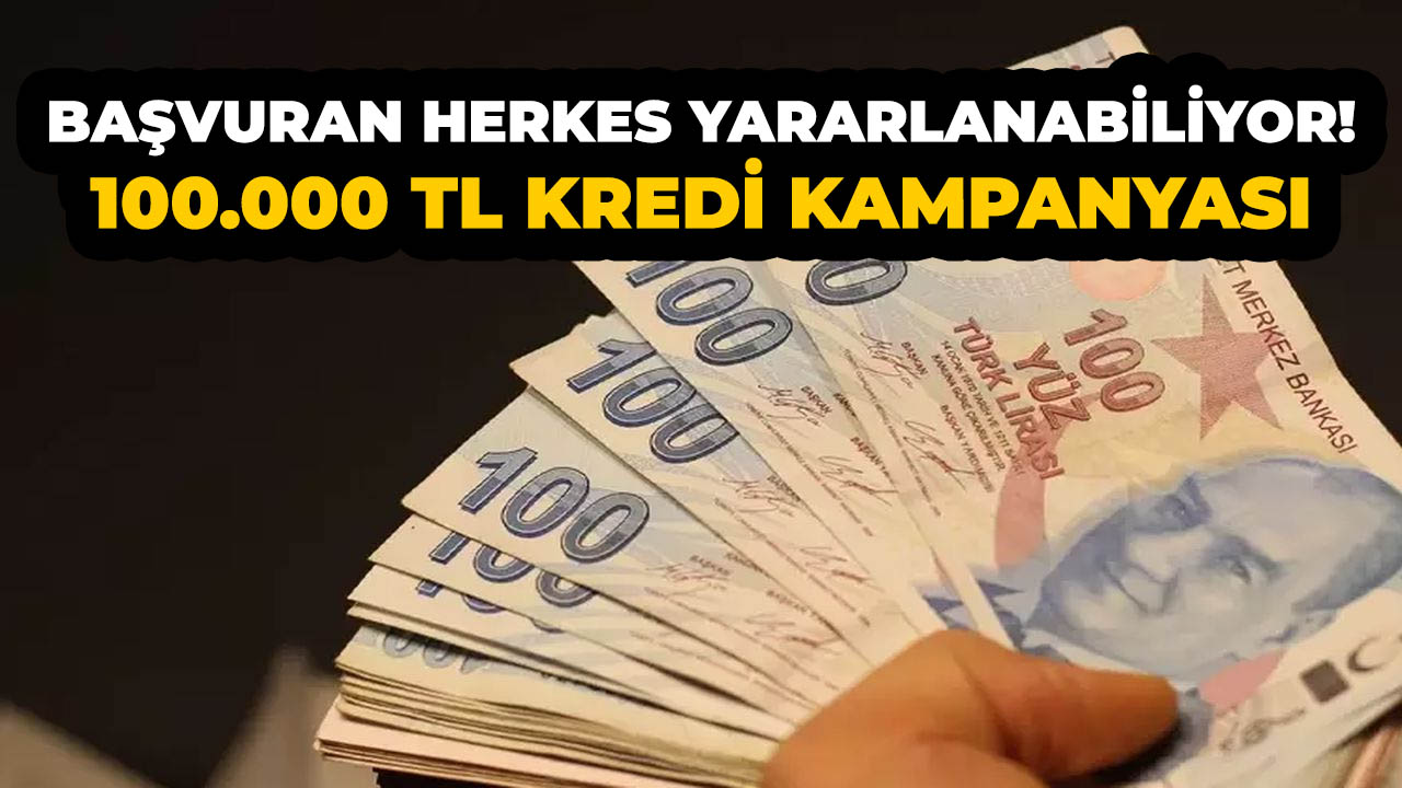 Yapı Kredi Bankası duyurdu! 100.000 TL kredi fırsatı için başvurular açıldı