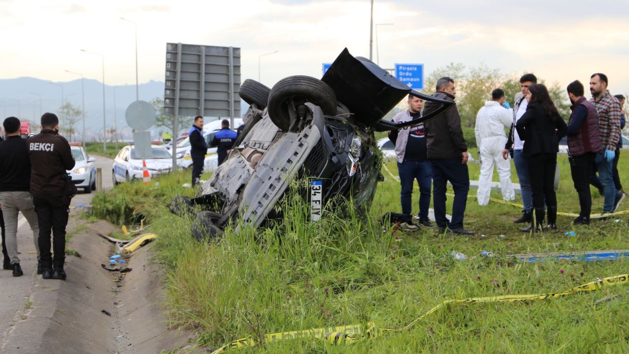 Giresun'da Cenaze Yolunda Kaza: 2 Ölü, 3 Yaralı