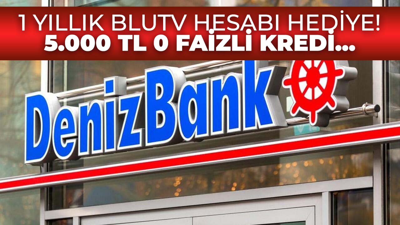 Faizsiz 5.000 TL ödeme! Başvuran herkese 1 yıllık bedava BluTV üyeliği