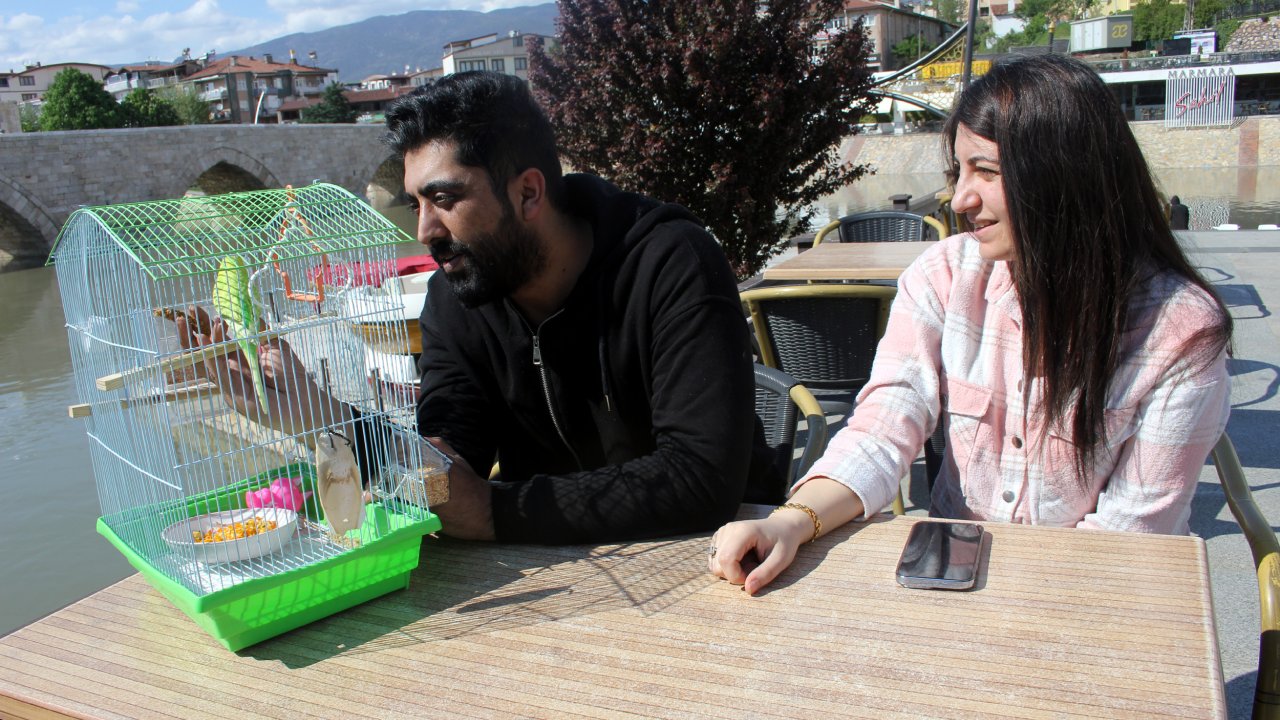 Depremzede Çiftin Yanlarından Ayırmadıkları Muhabbet Kuşu Kazada Kayboldu