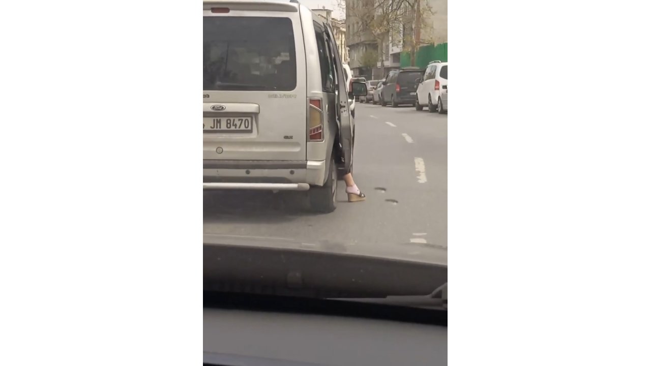 İstanbul Trafiğinde İlginç Görüntüler