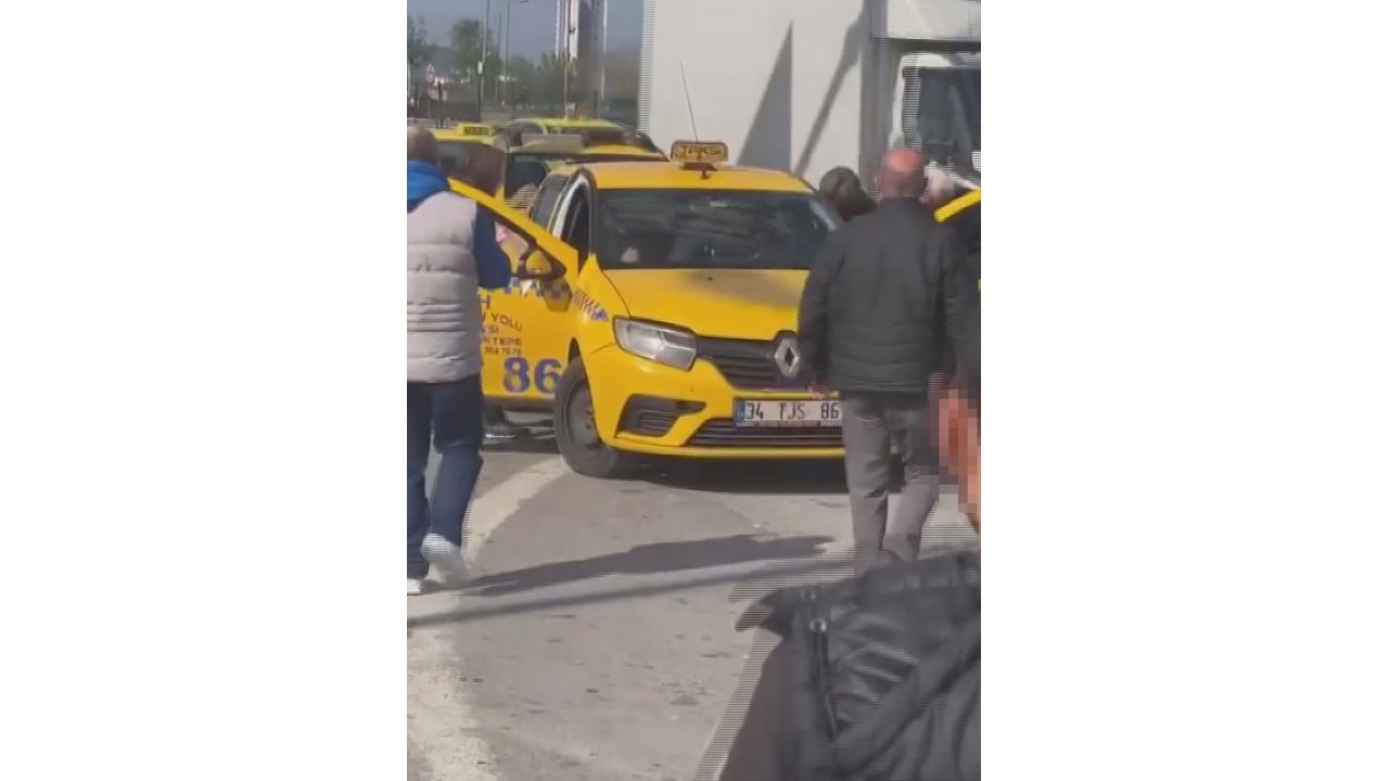 Kartal’da Taksicilerin Kavgası