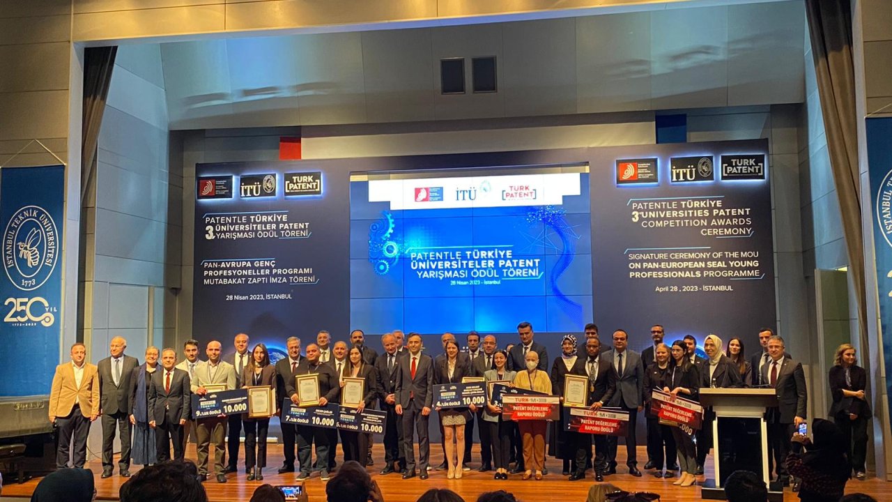 ‘patentle Türkiye 3'üncü Üniversiteler Patent Yarışması Ödül Töreni’nde Ödüller Sahiplerini Buldu
