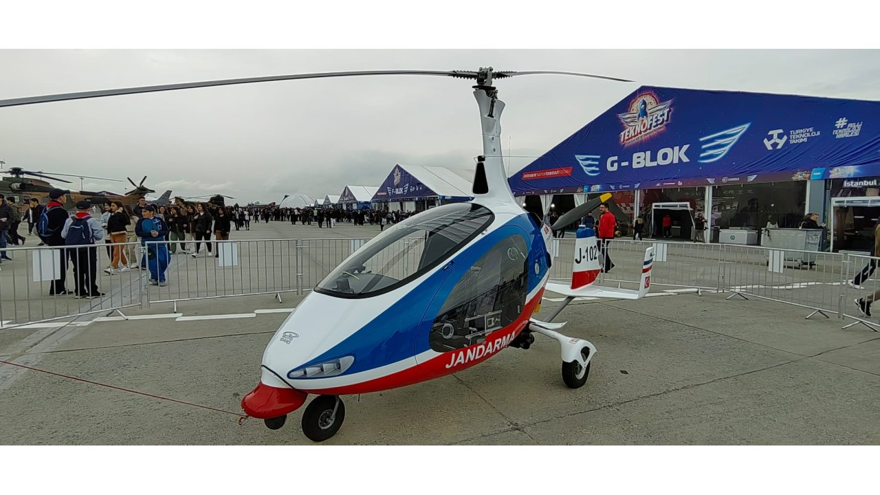 Jandarma Envanterine Yeni Katılan 'cayrokopter' İlk Kez Teknofest'te Sergilendi