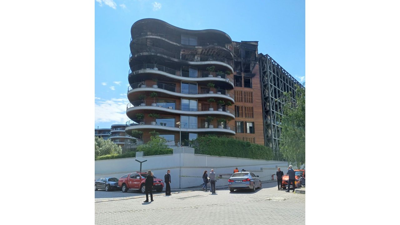 Lüks Sitedeki Yangında İncelemeler Sona Erdi