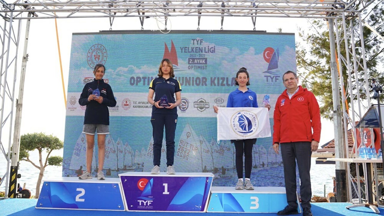 Ayvalık'ta Tyf Yelken Ligi 2'nci Ayak Optimist Yarışmaları Sona Erdi