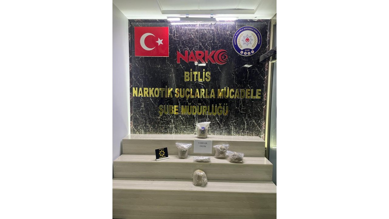 Yolcu Otobüsünde 9 Kilo Eroin Ele Geçirildi