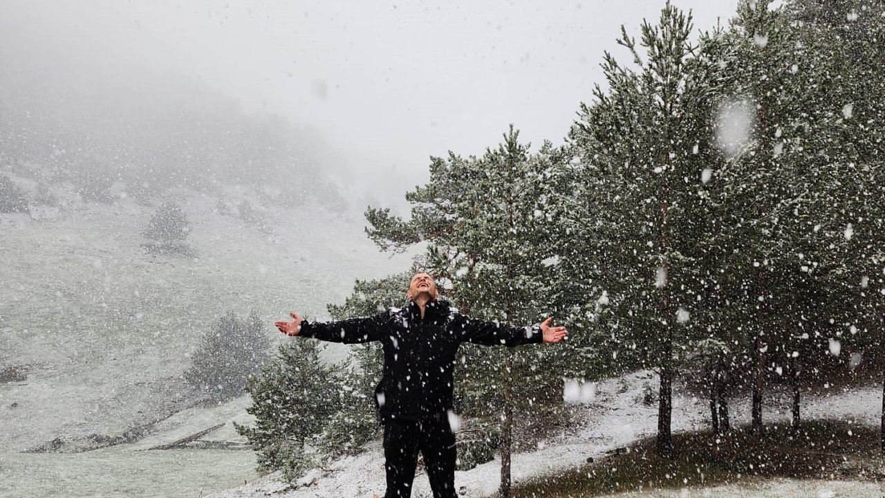 Sivas’ın Yüksek Kesimlerinde Mayıs Karı