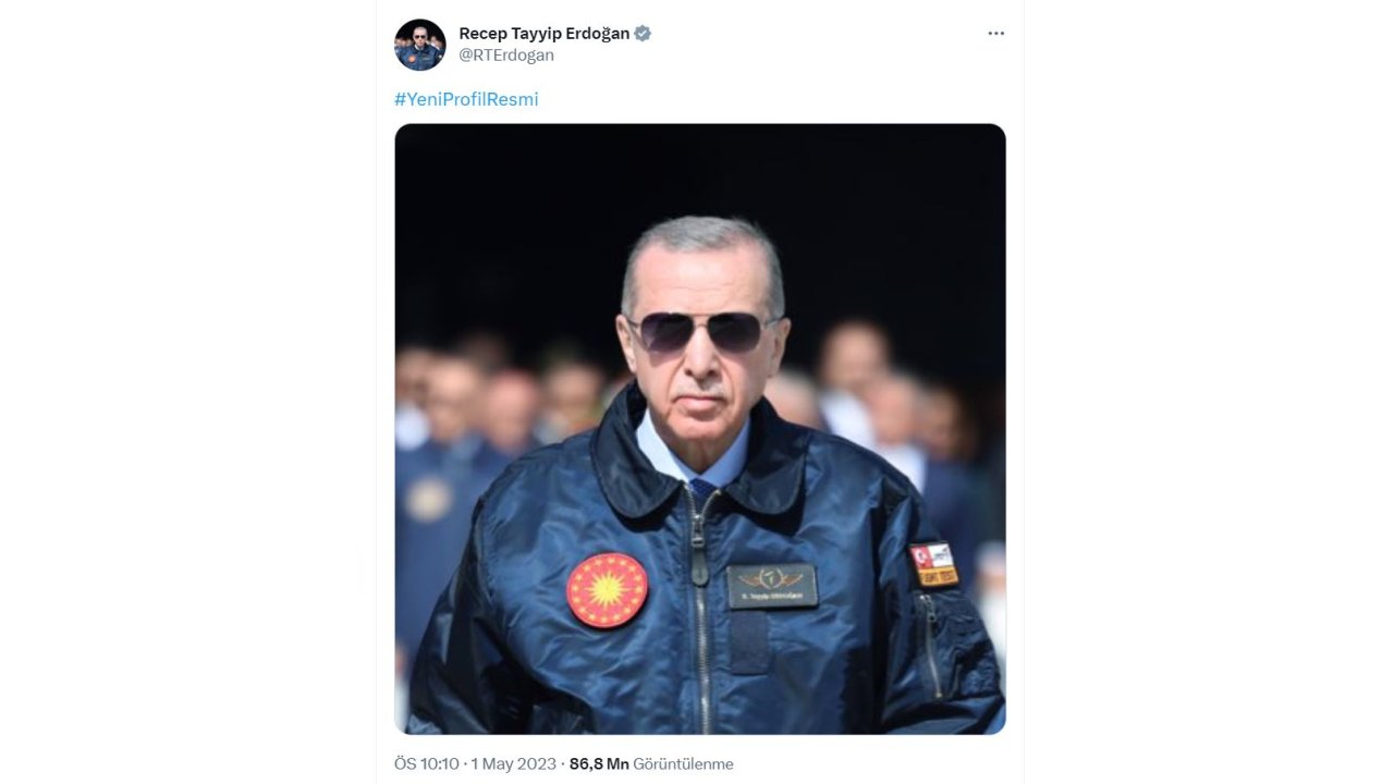Cumhurbaşkanı Erdoğan, Profil Fotoğrafını Değiştirdi