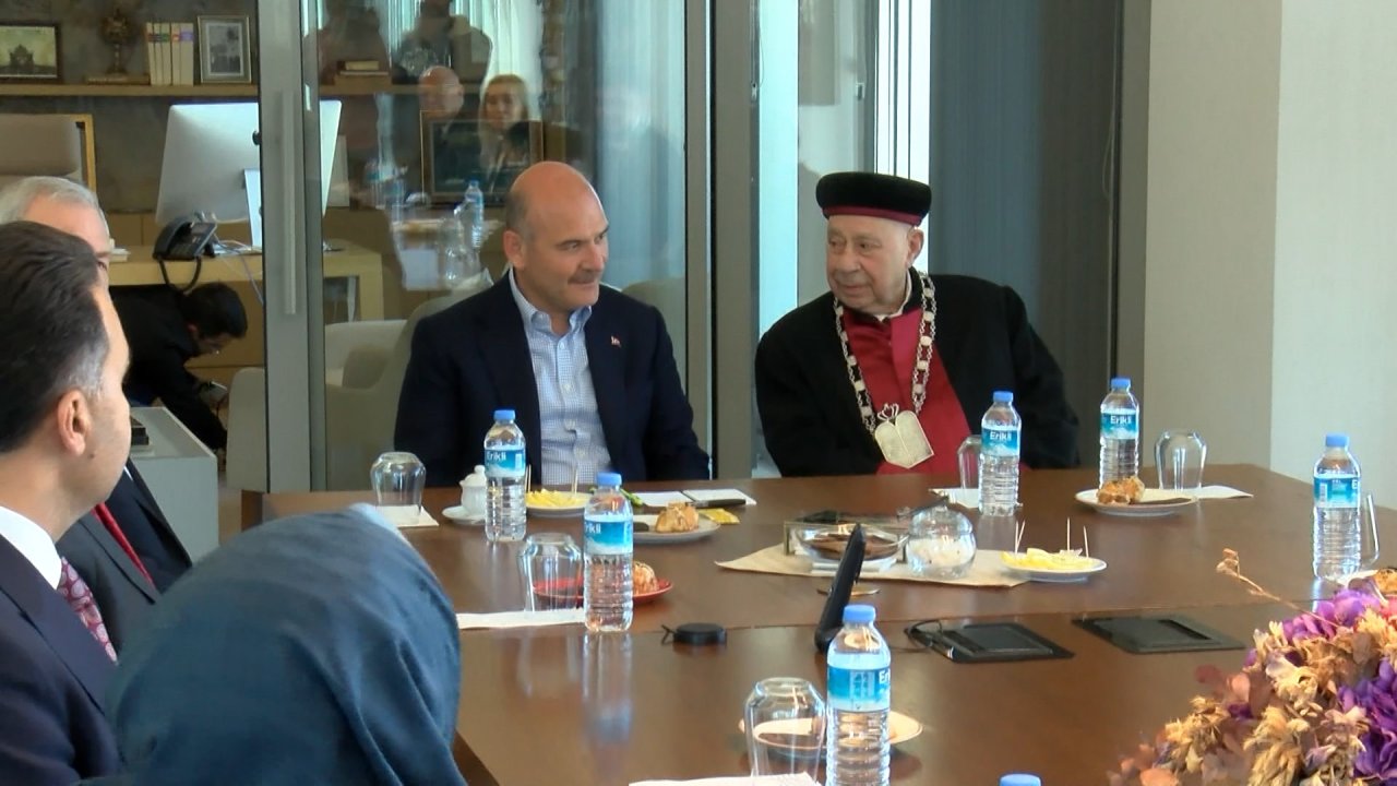 Süleyman Soylu, Türk Musevi Cemaatiyle Görüştü