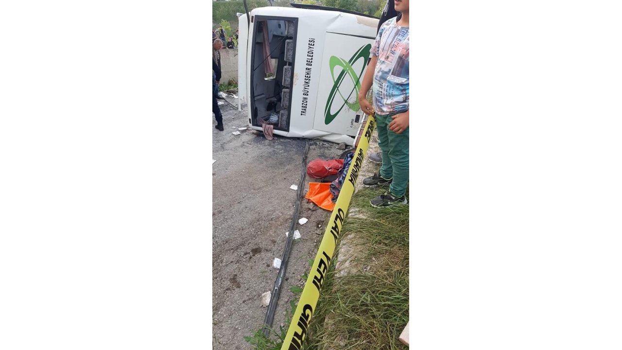 Trabzon’daki Kazada Ölü Sayısı 5’e Çıktı; Şoför, Otobüs Arızalanınca Midibüsü Devralmış