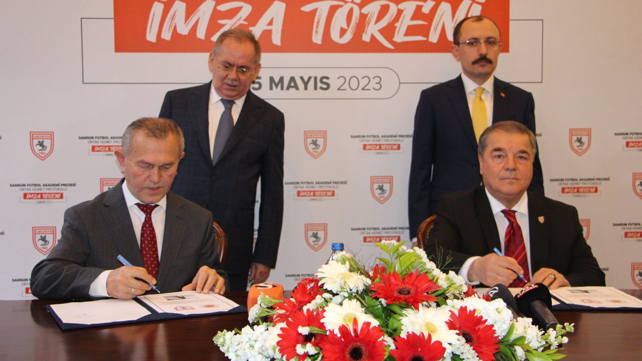 Altyapı Tesislerinin Bulunduğu Alan 20 Yıl Bedelsiz Samsunspor'a Tahsis Edildi